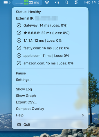 PingStatus Menu Bar - Multi-Target Status